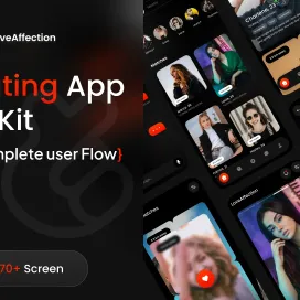 LoveAffection Dating App UI Design Kit
